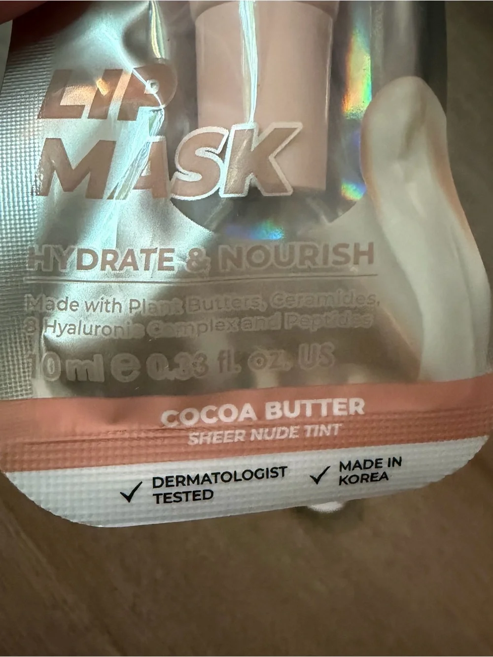 3-Pack of Vitamasques Lip Mask - Cocoa Butter (Sheer Nude Tint)
